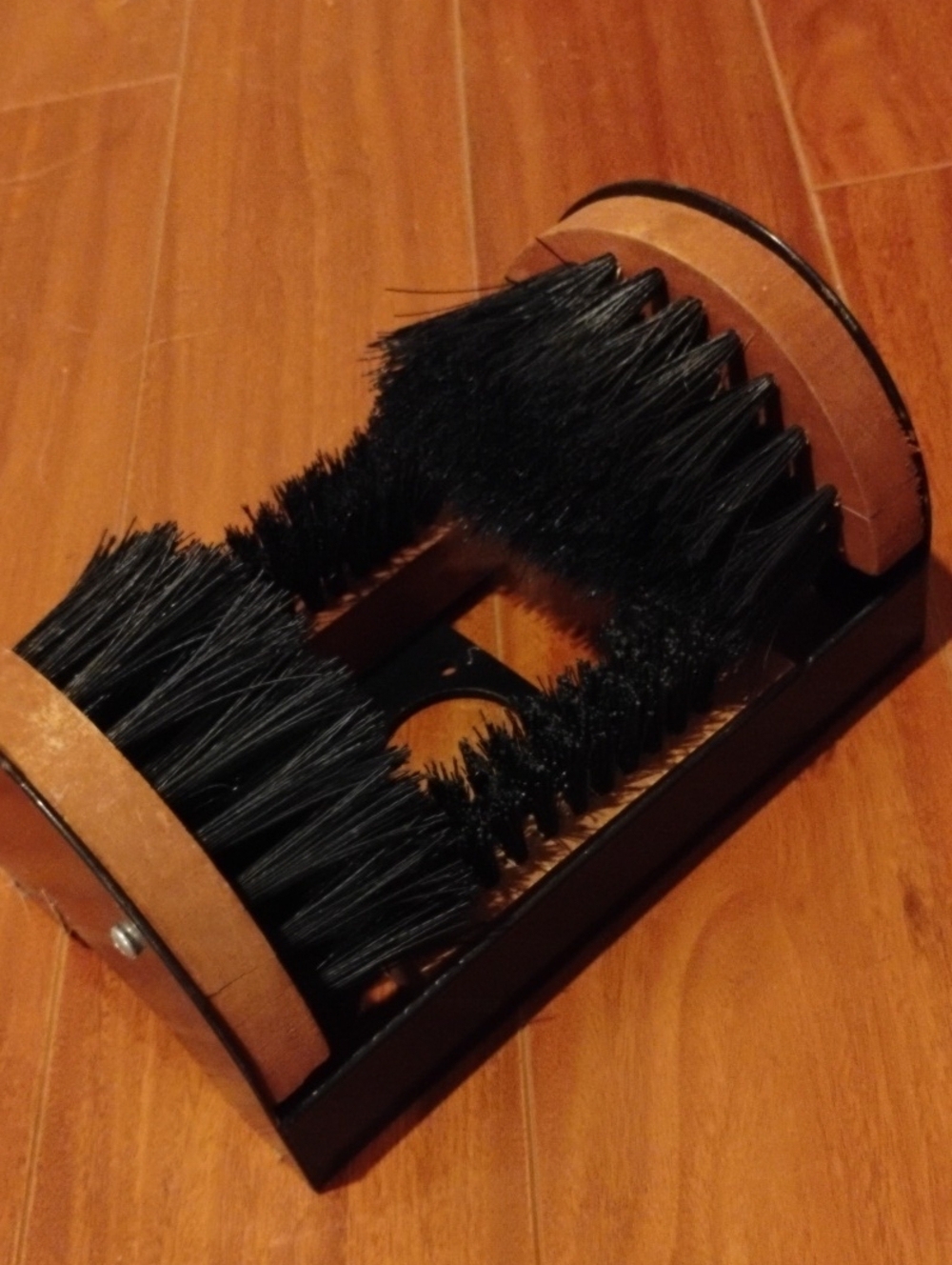 Men's Black Shoe Brush Grooming Accessory